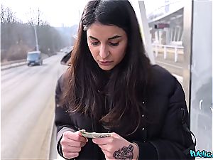 euro babe will do anything and everything for money